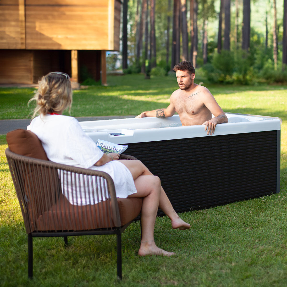 Iceland Cold Plunge Tub lifestyle